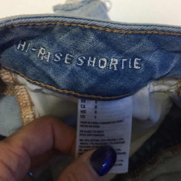 American Eagle 🦅 hi rise stretch shorts - Picture 6 of 6
